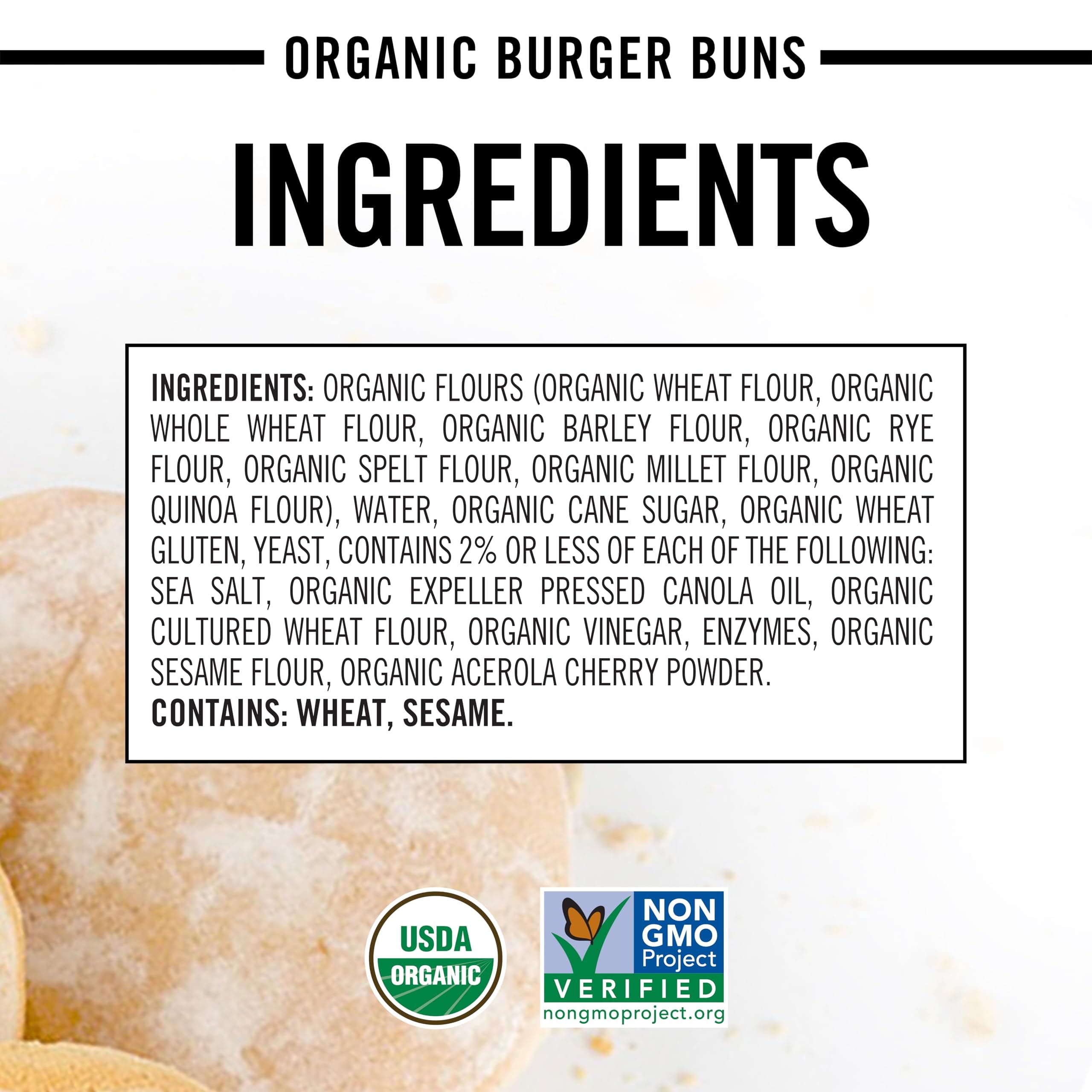 Dave's Killer Bread Burger Buns Done Right, Organic White Bread Hamburger Buns, 8 Count thumbnail 4