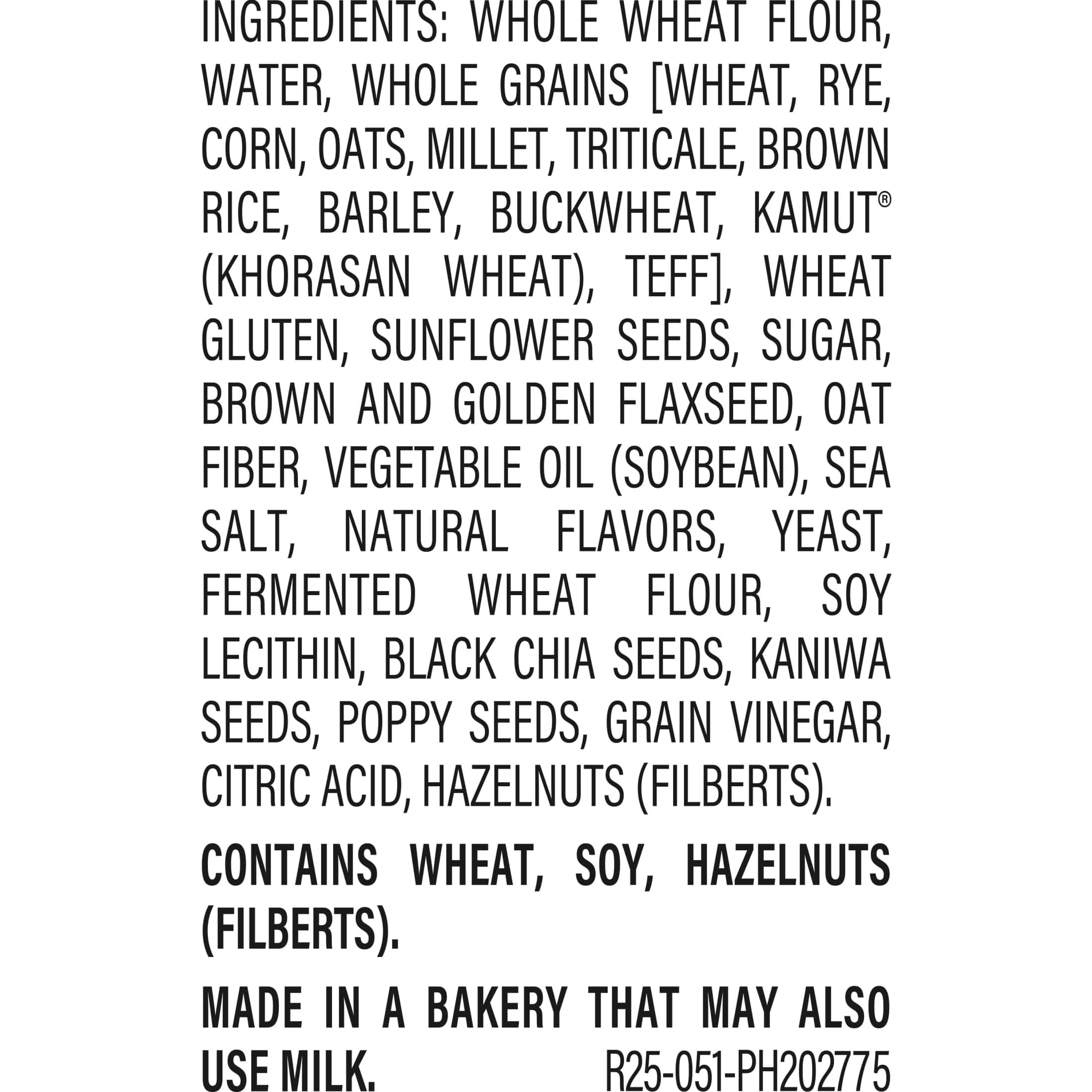 Arnold Whole Grains 12 Grains and Seeds Whole Grain Bread, Bread Free From Artificial Colors, Flavors and Preservatives, 24 oz Loaf thumbnail 4