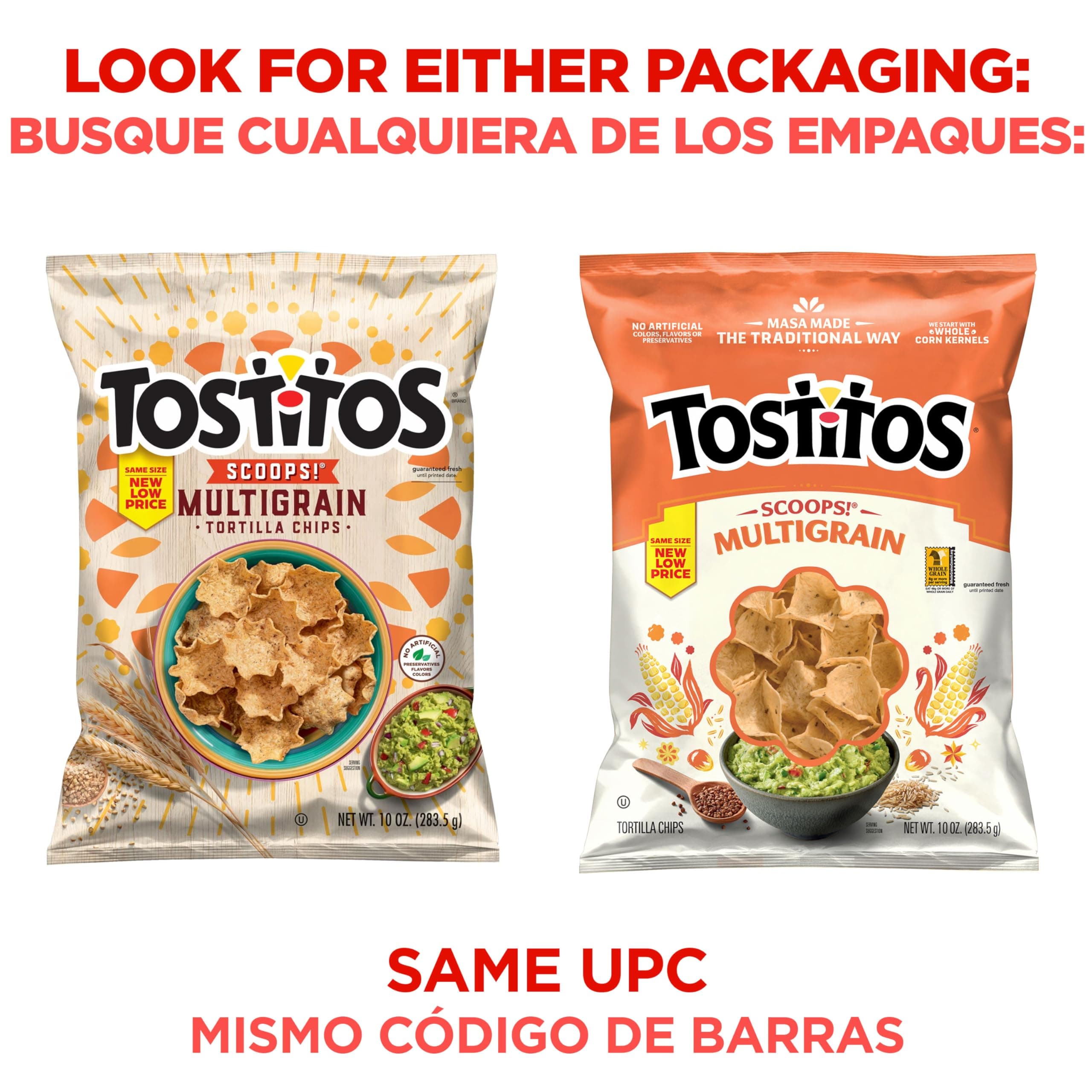 Tostitos Scoops! Multigrain Tortilla Chips, 10 Oz thumbnail 4