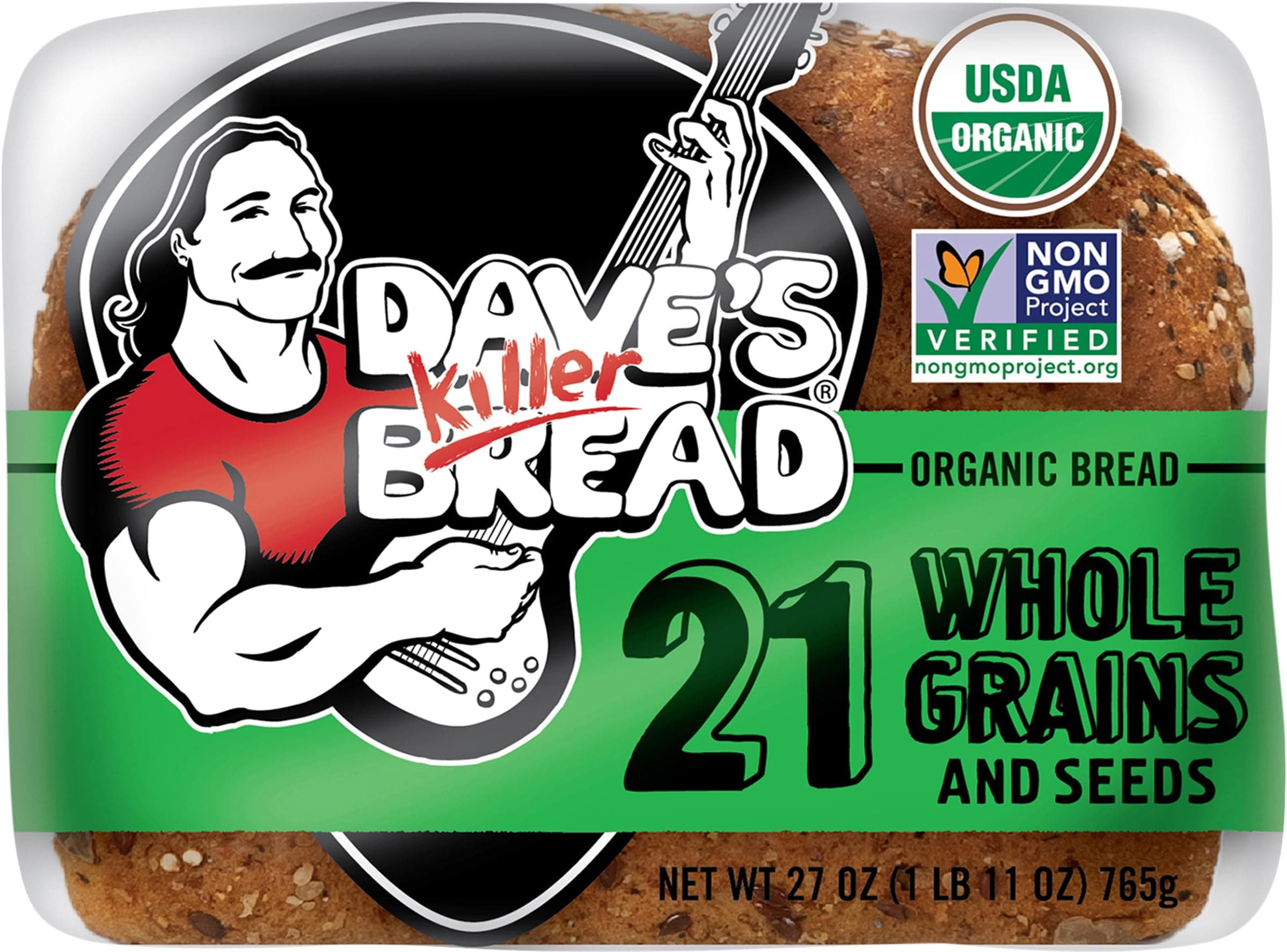 Organic Bread 21 Whole Grains & Seeds, 27 oz. (Pack of 2 Loaves) thumbnail 9