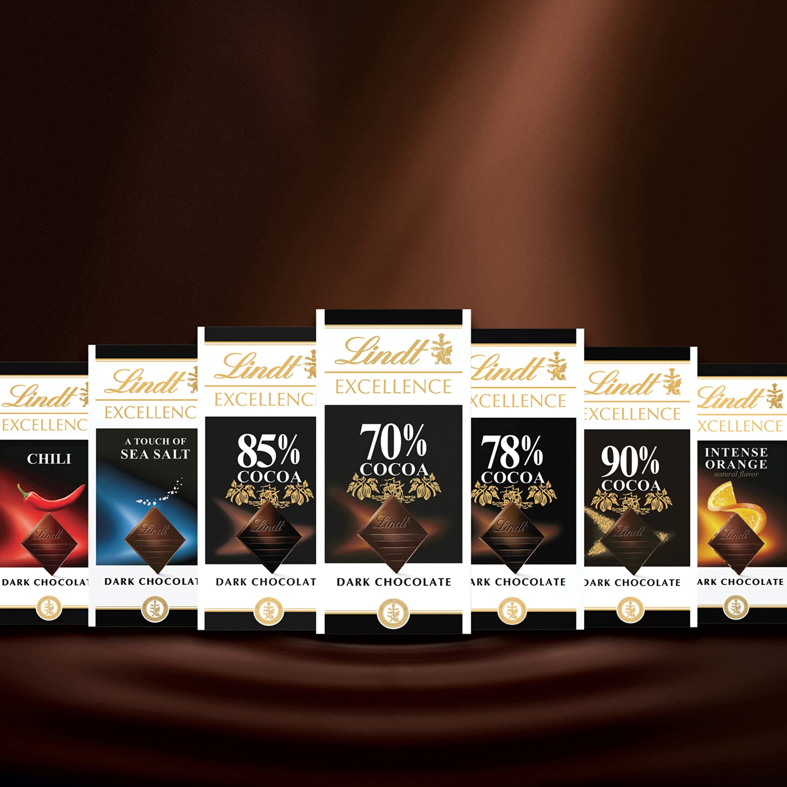Lindt EXCELLENCE 90% Cocoa Dark Chocolate Bar, Dark Chocolate Candy, 3.5 Ounce thumbnail 6