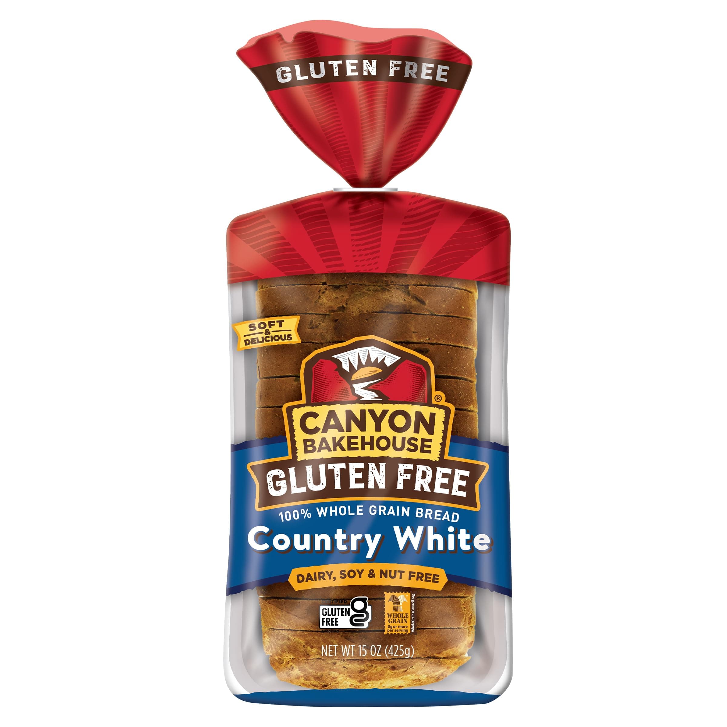 Canyon Bakehouse GlutenFree Country White Bread, 15 Oz thumbnail 2