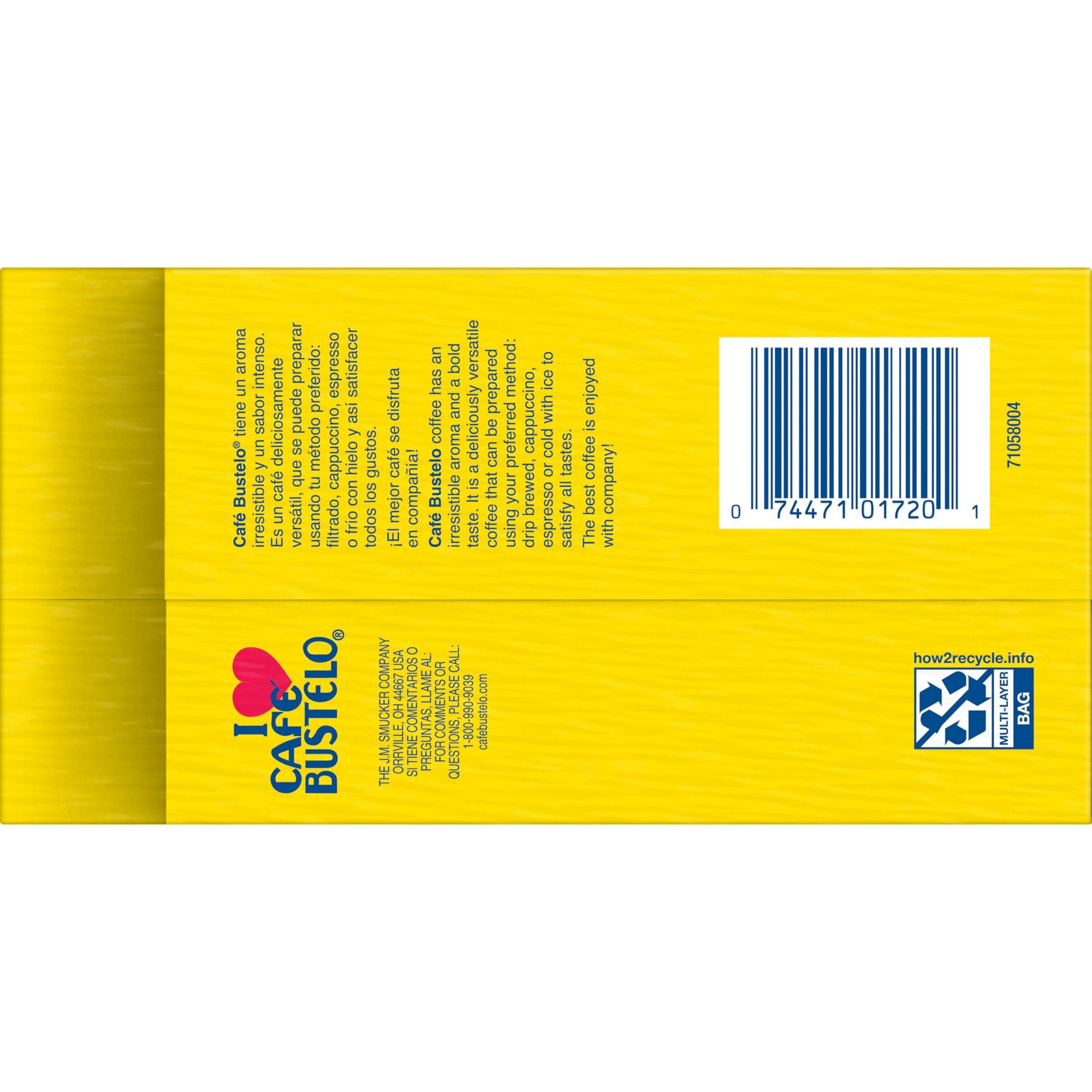 Café Bustelo, Espresso Style Dark Roast Ground Coffee, Vacuum-Packed 10 oz. Brick thumbnail 8