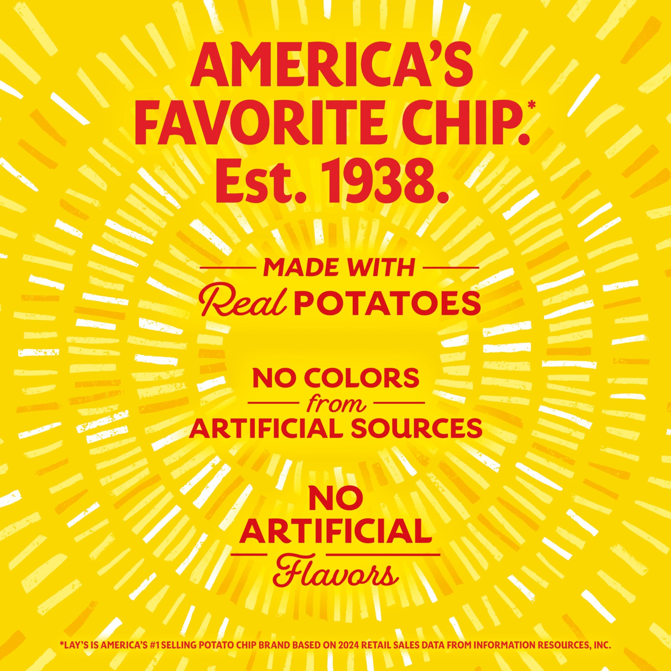 Lay's Wavy Potato Chips Barbecue Flavor Hickory BBQ, 7.5 Oz thumbnail 6