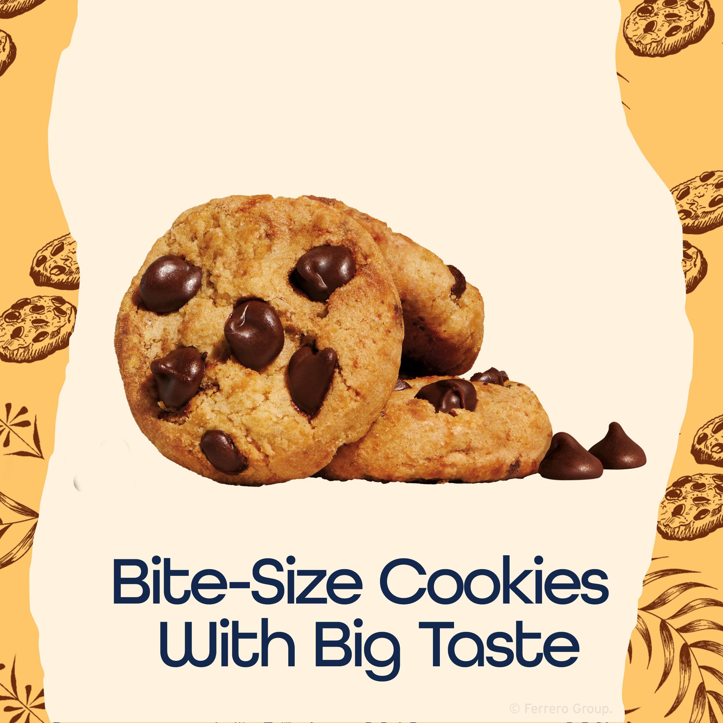 Famous Amos Original Recipe Chocolate Chip Bite-Size Cookies, 42 Pack Box, 84 oz thumbnail 4