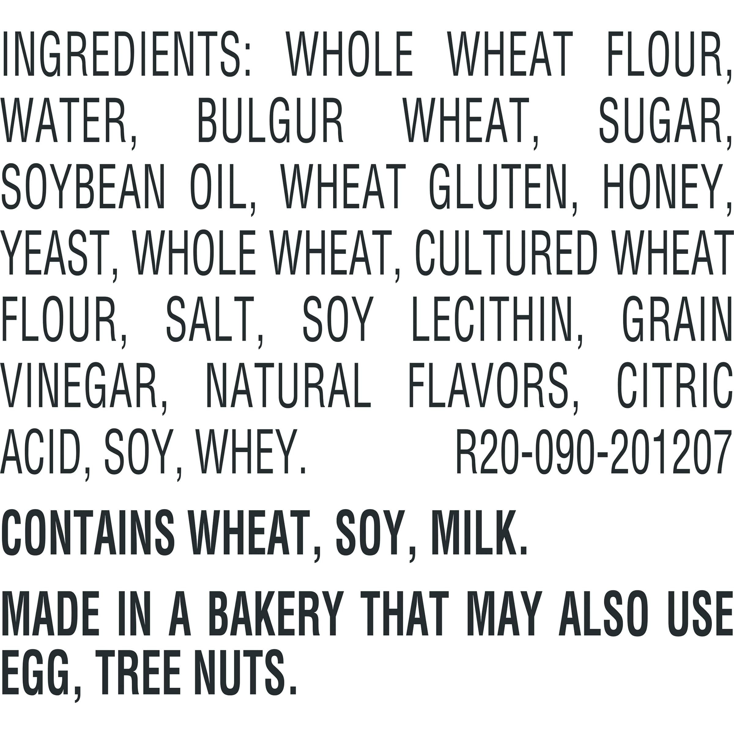 Oroweat Whole Grains 100% Whole Wheat Bread, Wheat Bread Free From Artificial Colors, Flavors and Preservatives, 24 oz Loaf thumbnail 12