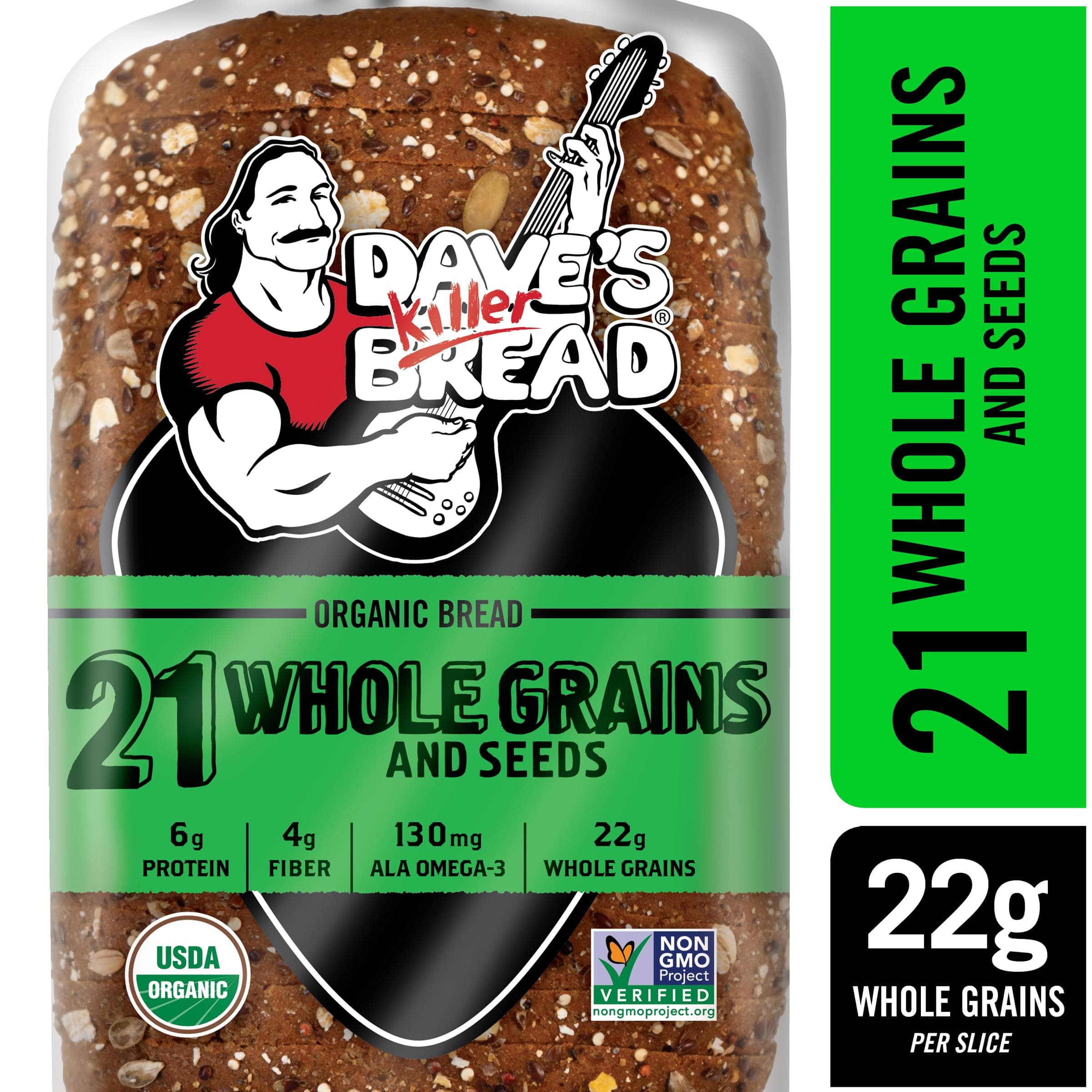 Dave's Killer Bread 21 Whole Grains and Seeds, Whole Grain Organic Bread, 27 oz Loaf thumbnail 9
