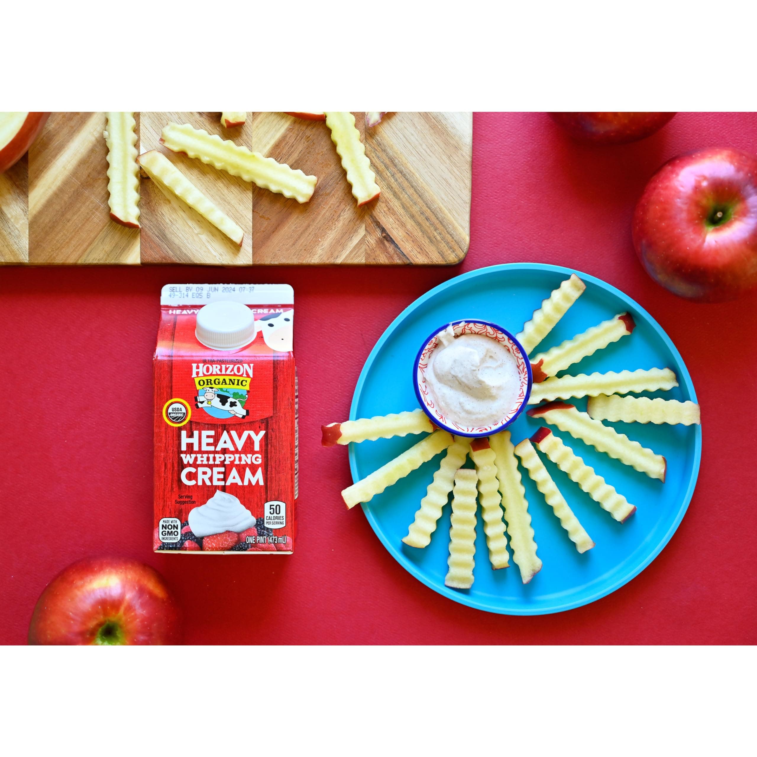 Horizon Organic Heavy Whipping Cream, Great for Making Organic Whipped Cream Topping and Cold Foam for Coffee, 16 fl oz Pint Carton​ thumbnail 3