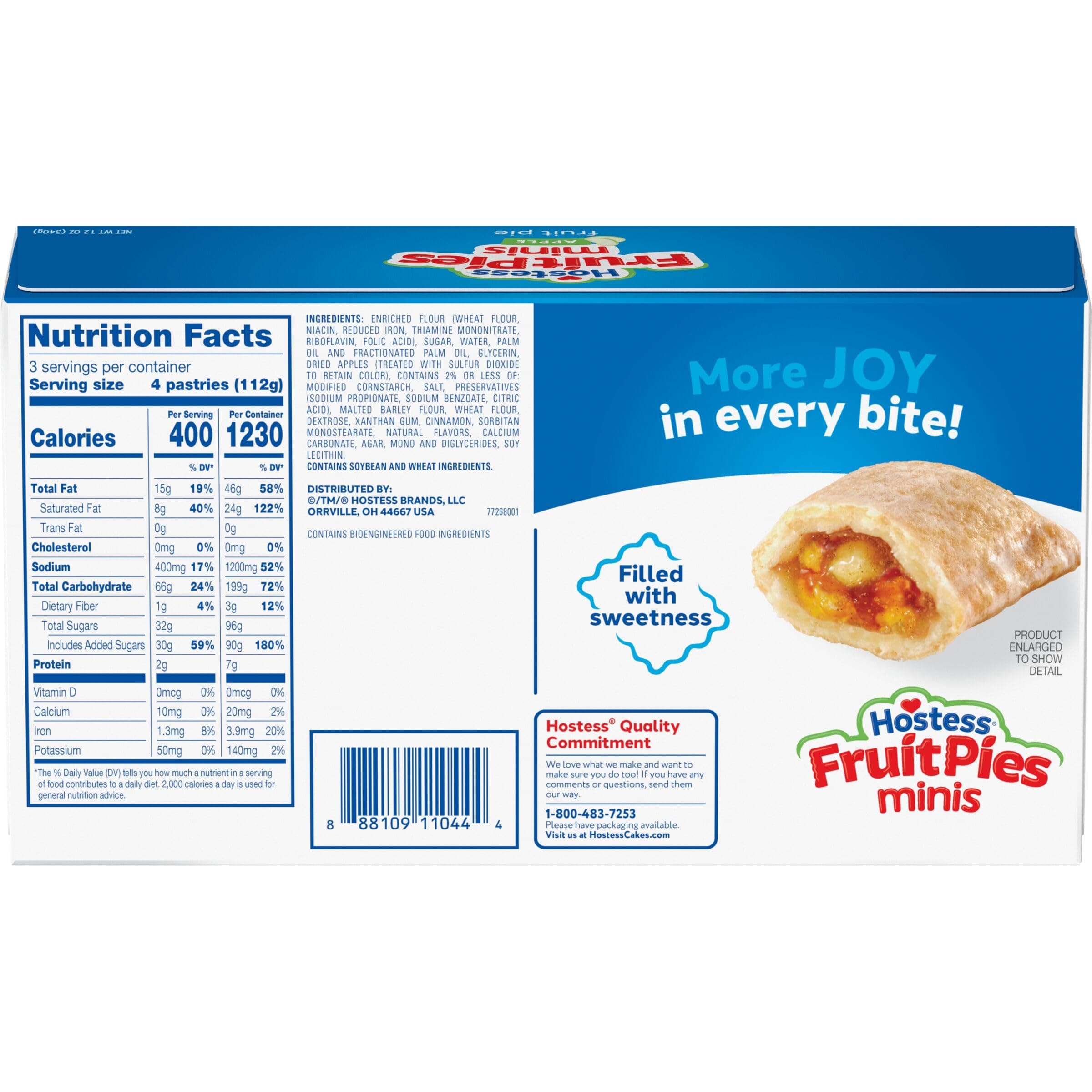 Hostess Fruit Pies with Apple Flavored Filling, 12 Oz. Box (12 Count) thumbnail 8