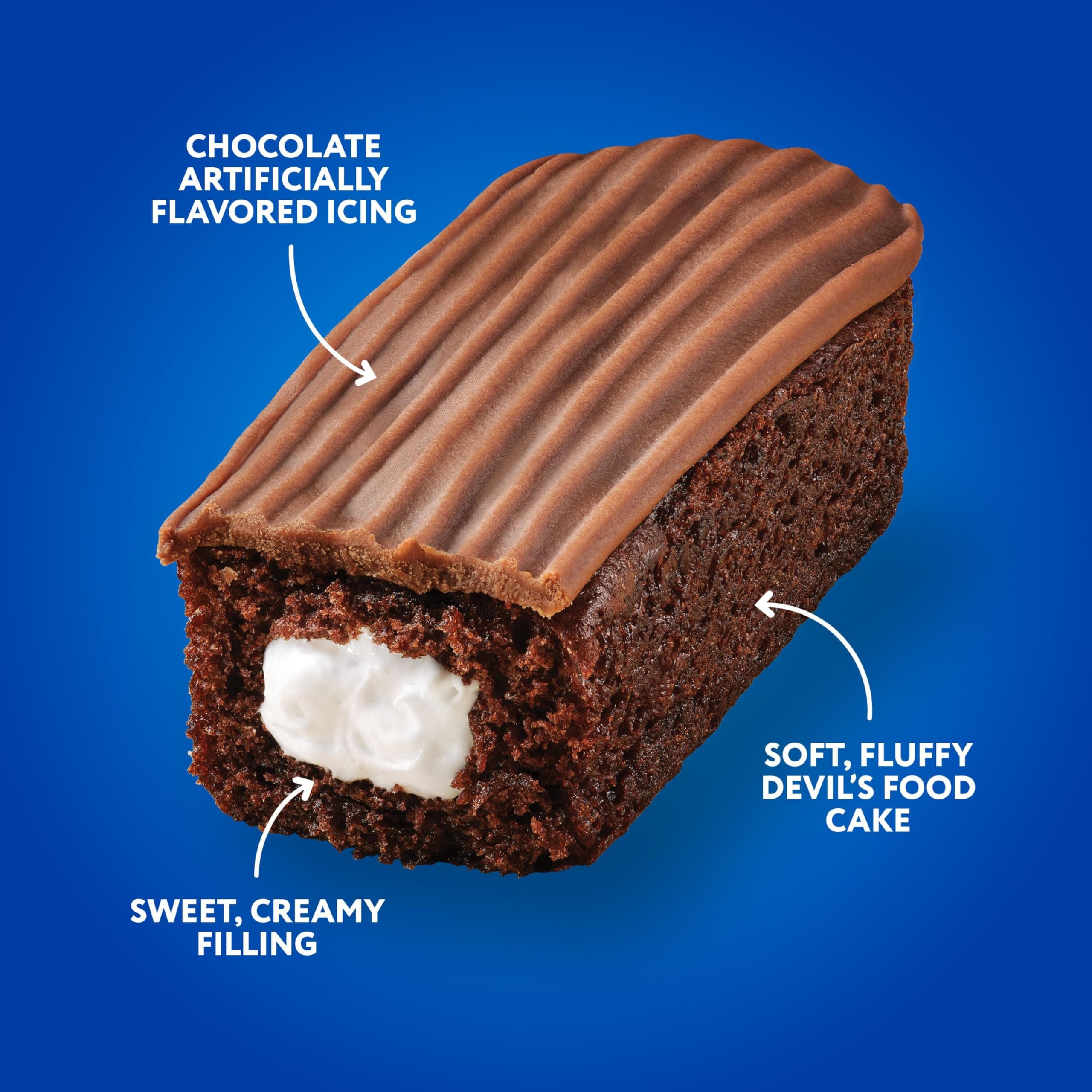 Hostess Zingers Snack Cakes, Artificially Flavored Iced Devil’s Food Cake, 12.7 Oz. Box (10 Ct.) thumbnail 5