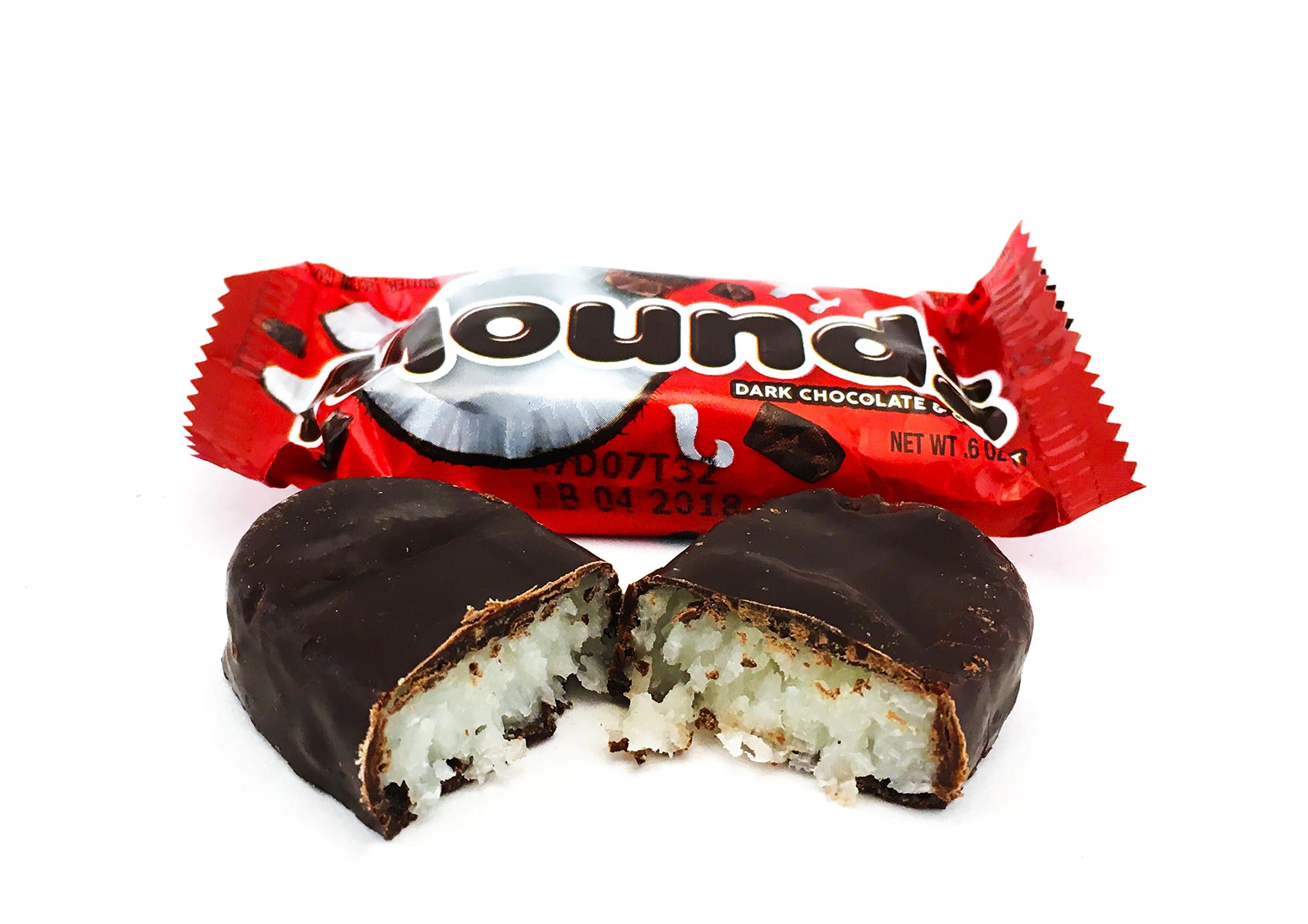 Mounds Dark Chocolate Coconut Filled Snack Size Treats, 0.6 Ounce (Pack of 3 Pounds) thumbnail 4