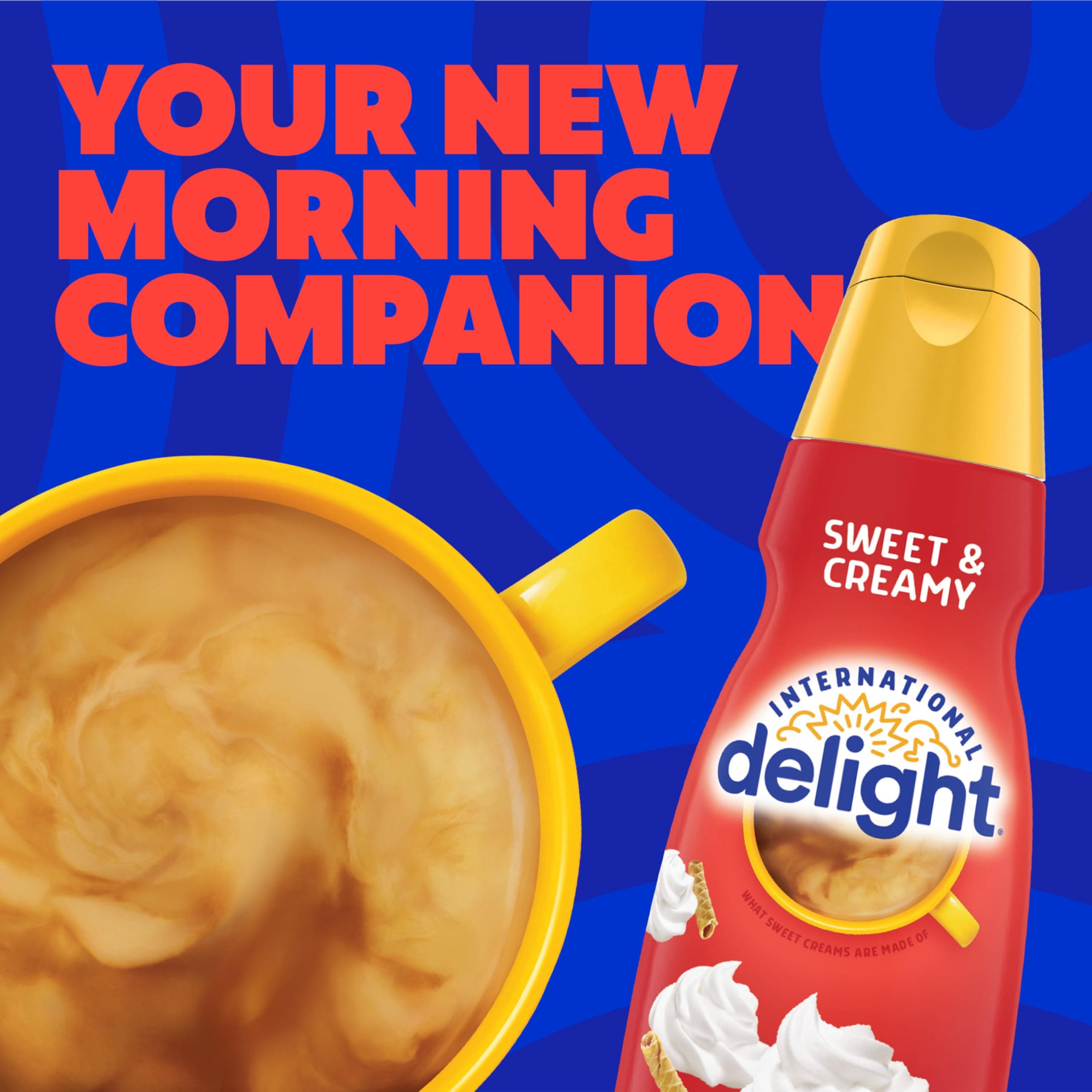 International Delight Coffee Creamer, Sweet & Creamy, Refrigerated Flavored Creamer, 32 FL OZ Bottle thumbnail 6