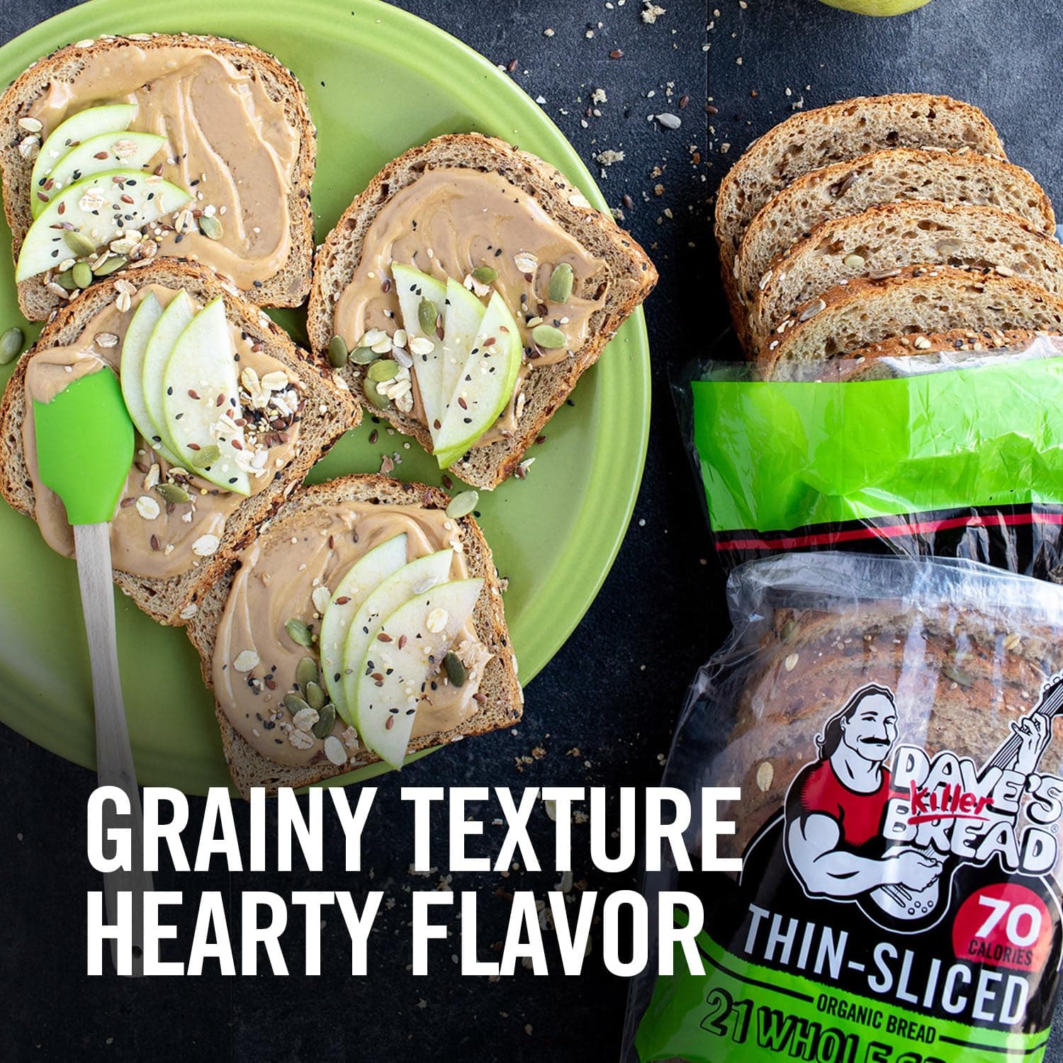 Dave's Killer Bread 21 Whole Grains & Seeds Thin-Sliced, Whole Grain Organic Bread, 20.5 oz Loaf thumbnail 6