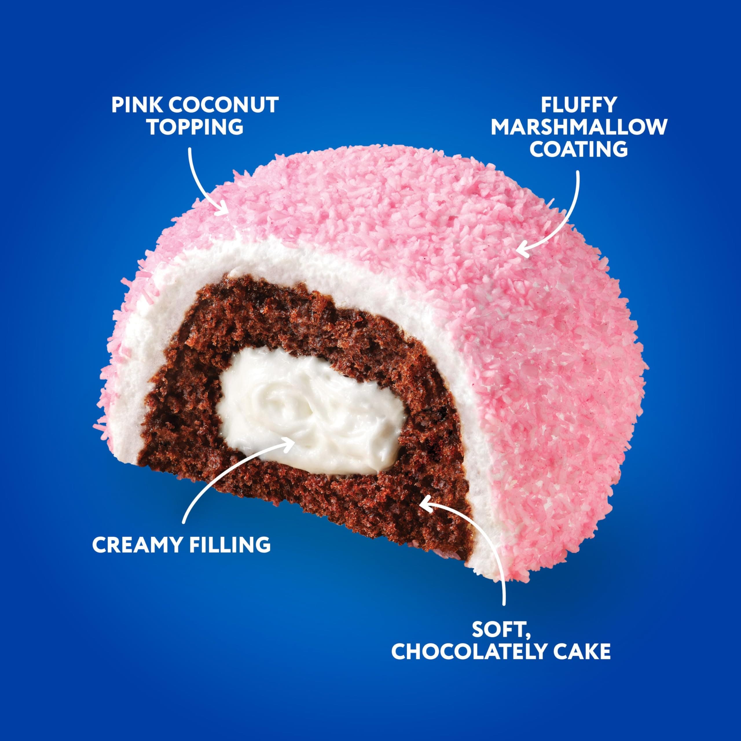Hostess SnoBalls, 6 Count (Color May Vary by Season), 10.5 Ounce thumbnail 5