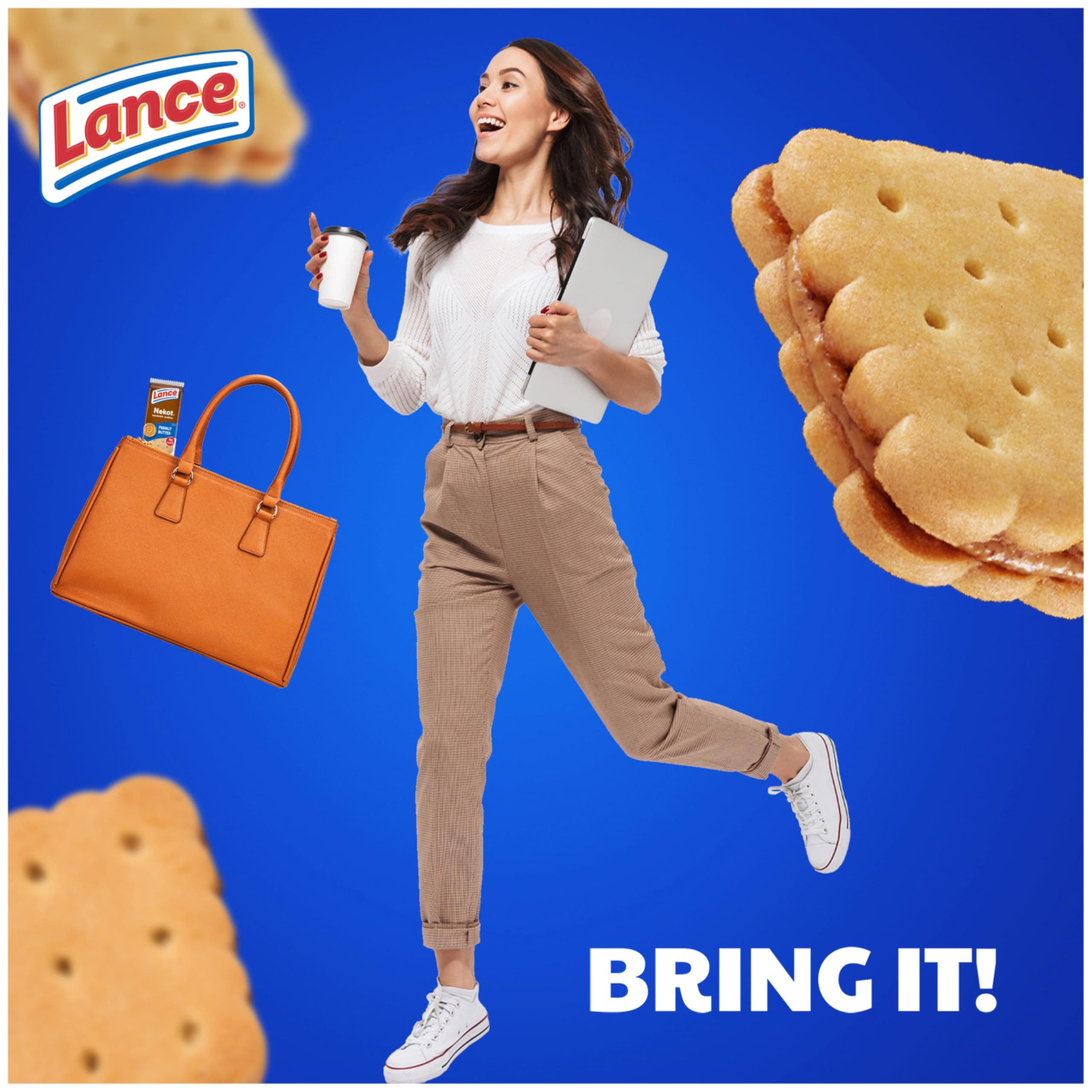 Lance Sandwich Cookies, Nekot Peanut Butter, 8 Individually Wrapped Packs, 6 Sandwiches Each thumbnail 7