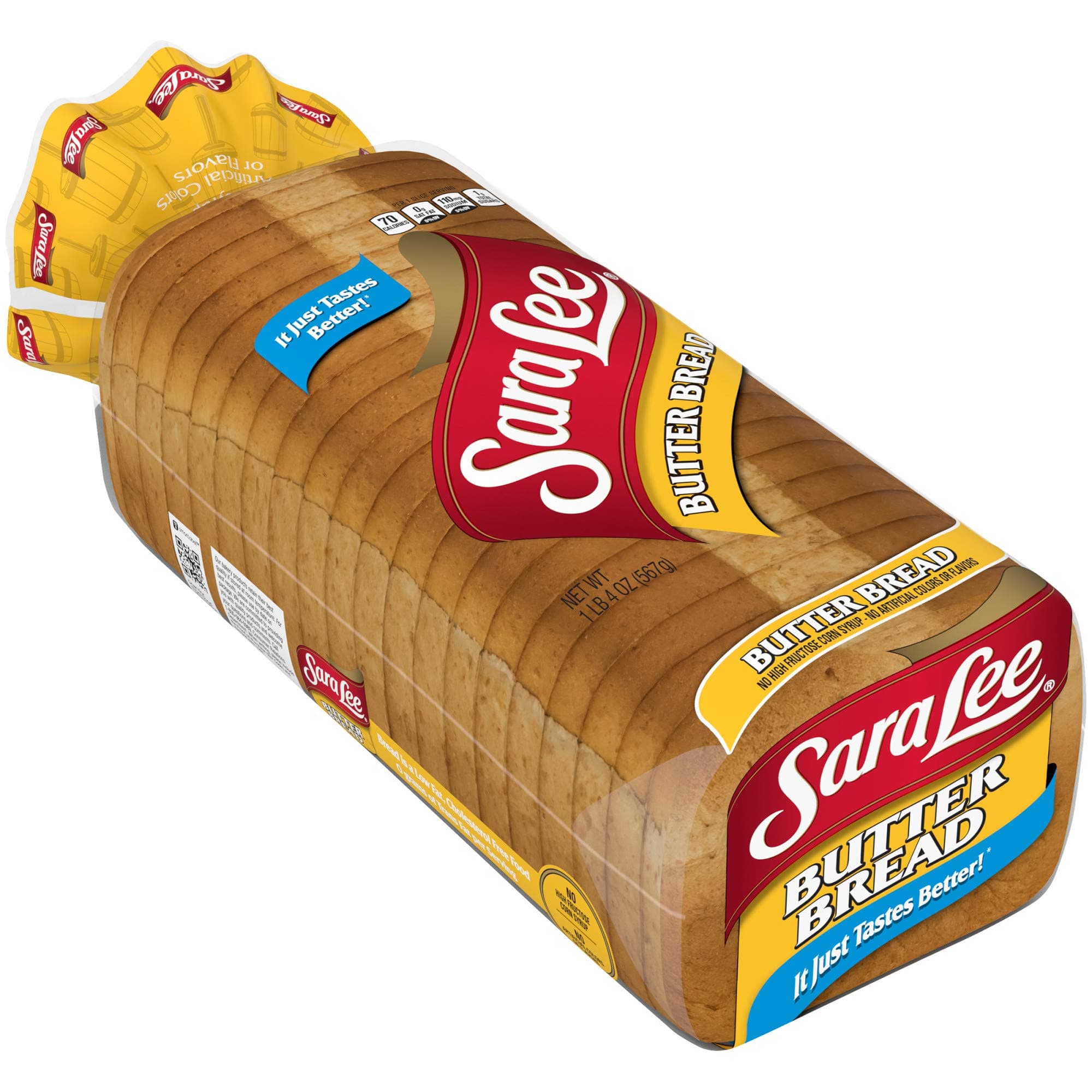 Sara Lee Butter Bread Sandwich Bread, 20 Oz Loaf of Butter Bread With No Artificial Colors or Flavors thumbnail 13