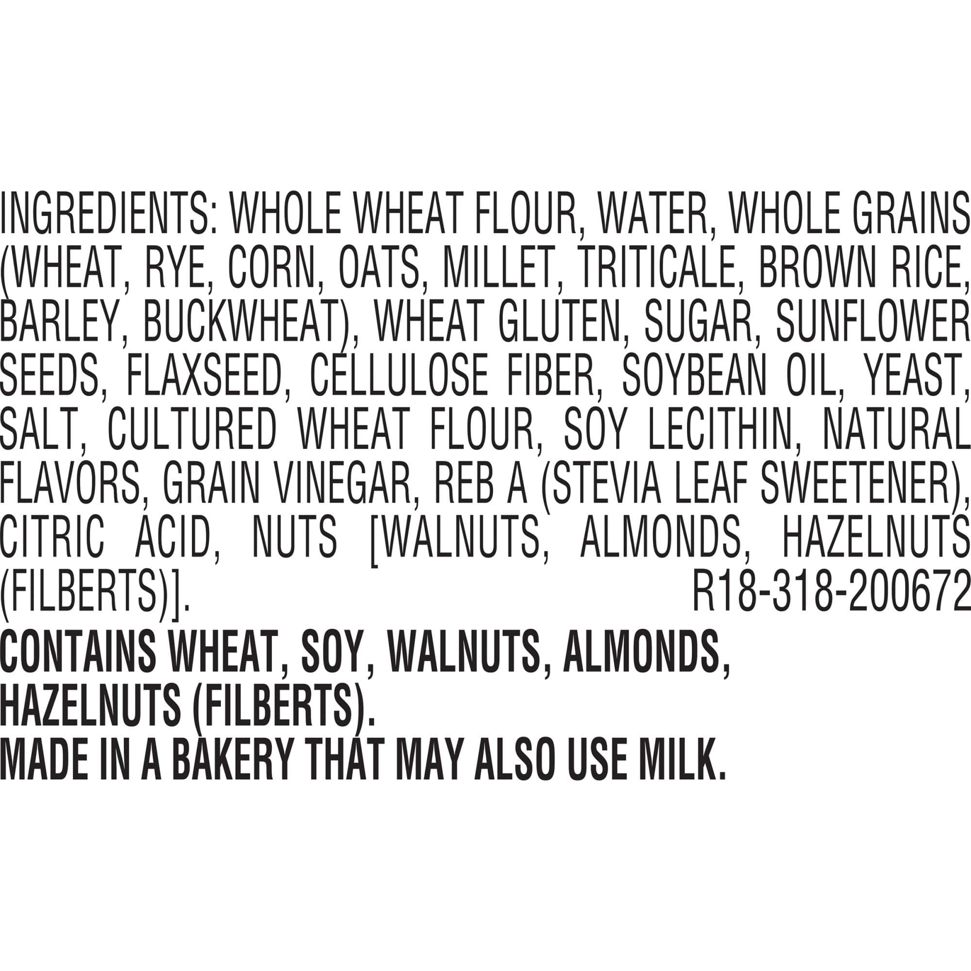 Arnold Whole Grains 12 Grains and Seeds Whole Grain Bread, Bread Free From Artificial Colors, Flavors and Preservatives, 24 oz Loaf thumbnail 14