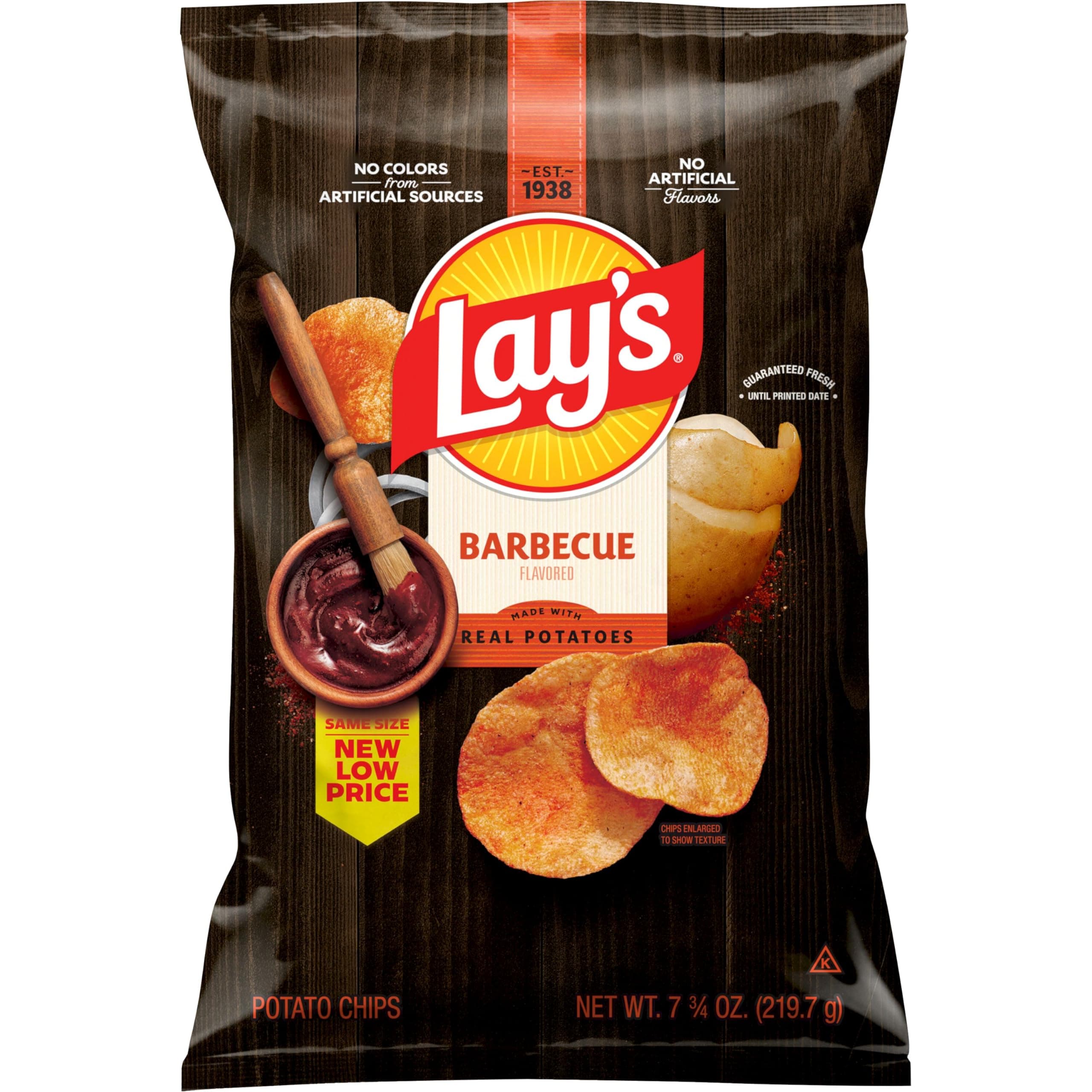 Lay's Potato Chips, Barbecue Flavor, 7.75 Oz thumbnail 2