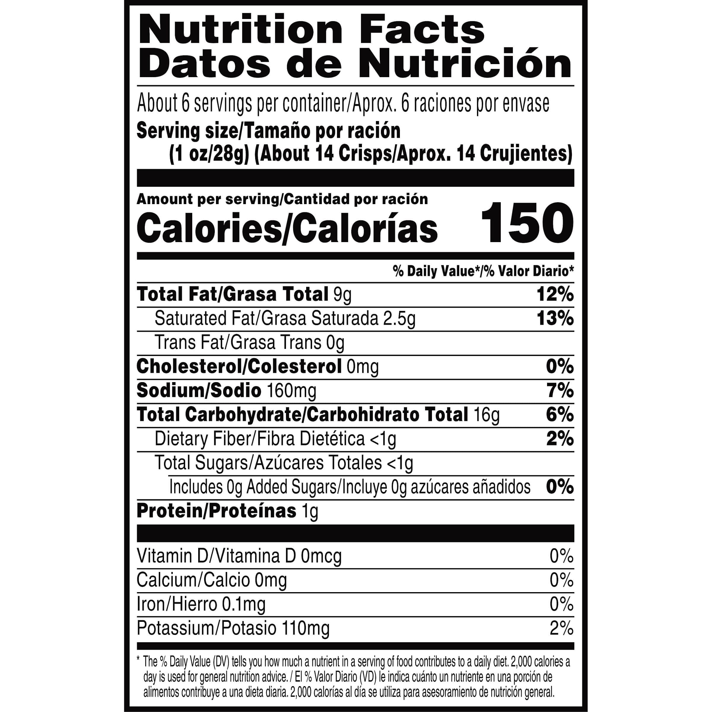 Pringles Potato Crisps Chips, Lunch Snacks, On-The-Go Snacks, Sour Cream and Onion, 5.5oz Can (1 Can) thumbnail 11