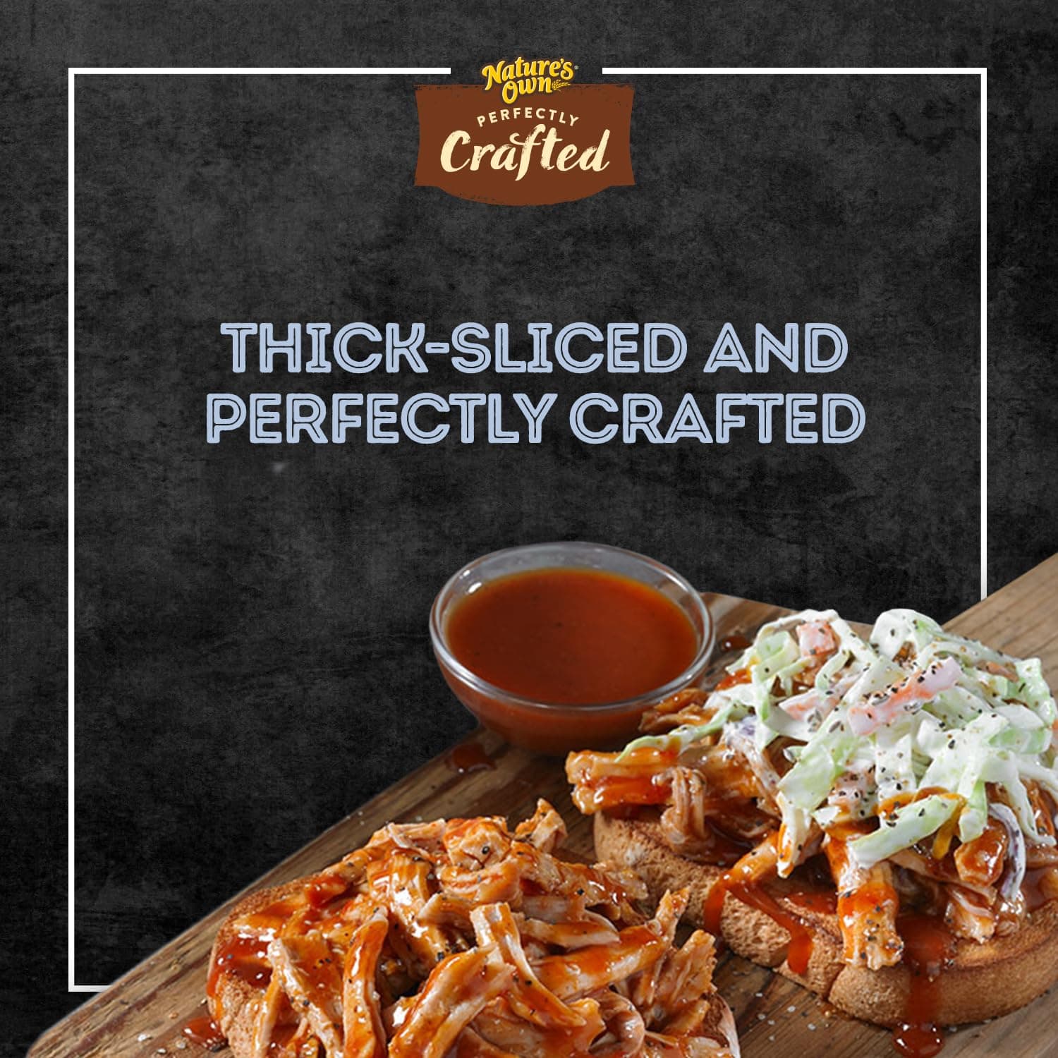 Nature's Own Perfectly Crafted White Bread, Thick Sliced Non-GMO Sandwich Bread, 22 oz Loaf thumbnail 4