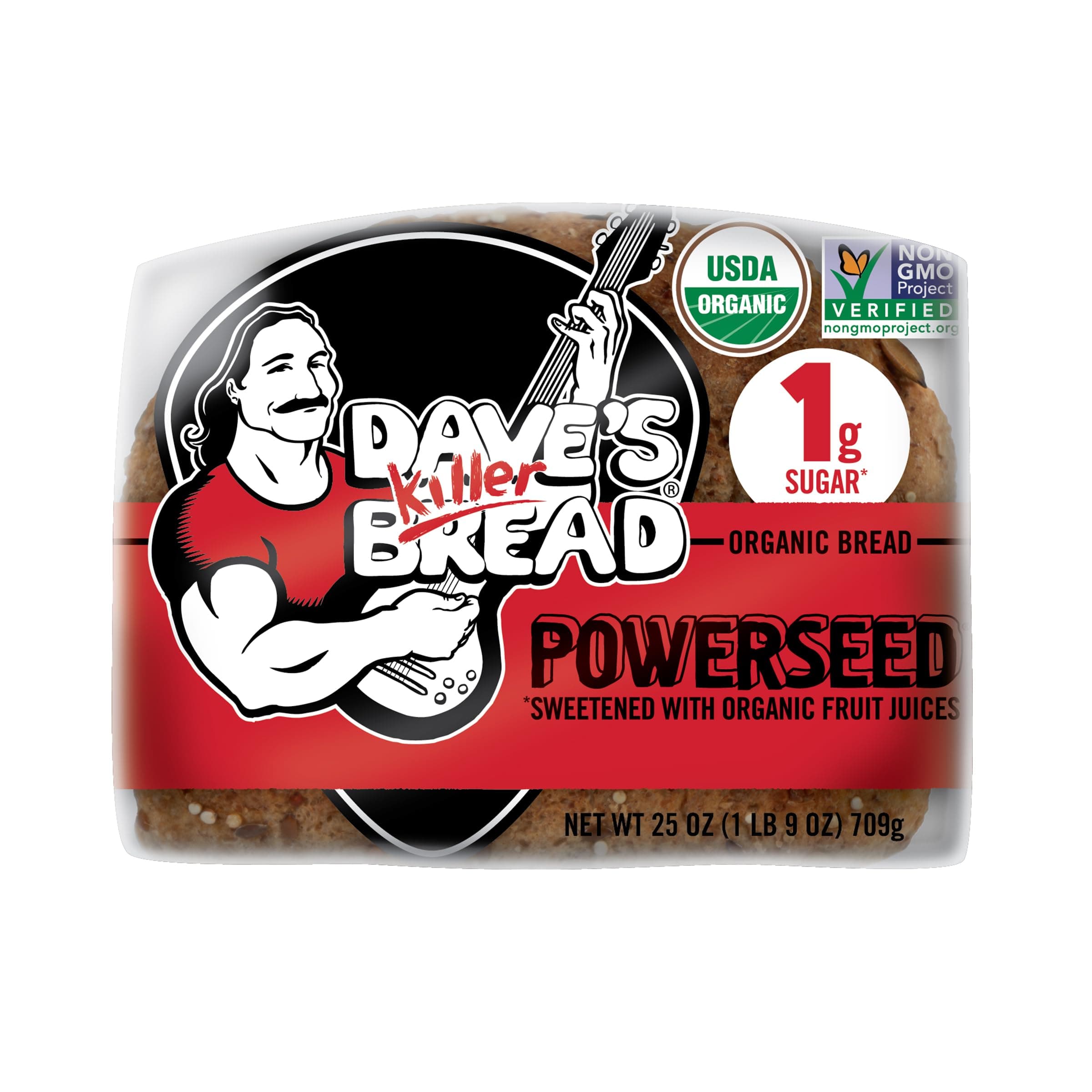 Dave's Killer Bread Powerseed, Seeded Organic Bread, 1g Sugar per Slice, 25 oz Loaf thumbnail 8