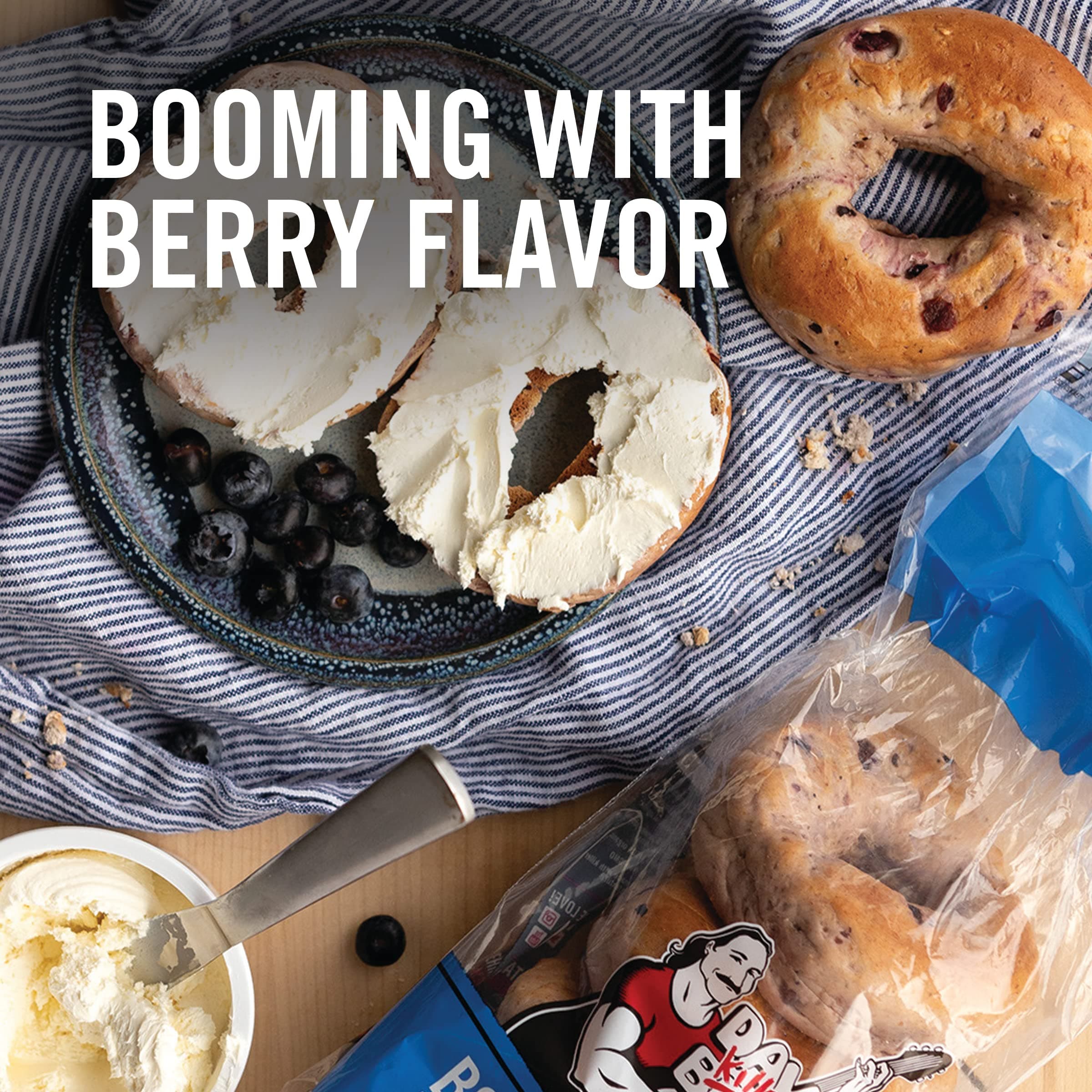 Dave’s Killer Bread® Boomin’ Berry® Bagels, Cranberry, Blueberry, Blackberry and Acai Bagels, 5 Count thumbnail 7
