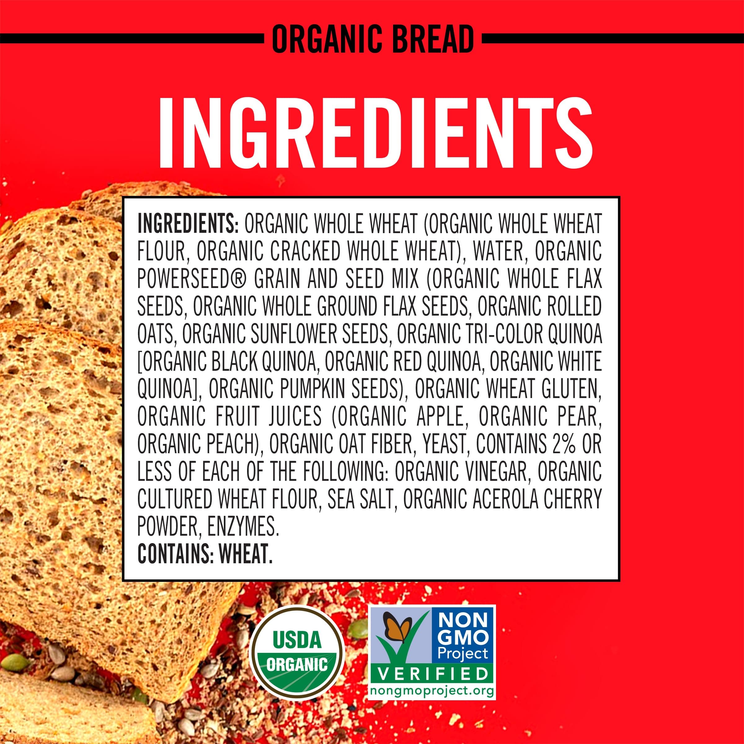 Dave's Killer Bread Powerseed, Seeded Organic Bread, 1g Sugar per Slice, 25 oz Loaf thumbnail 4