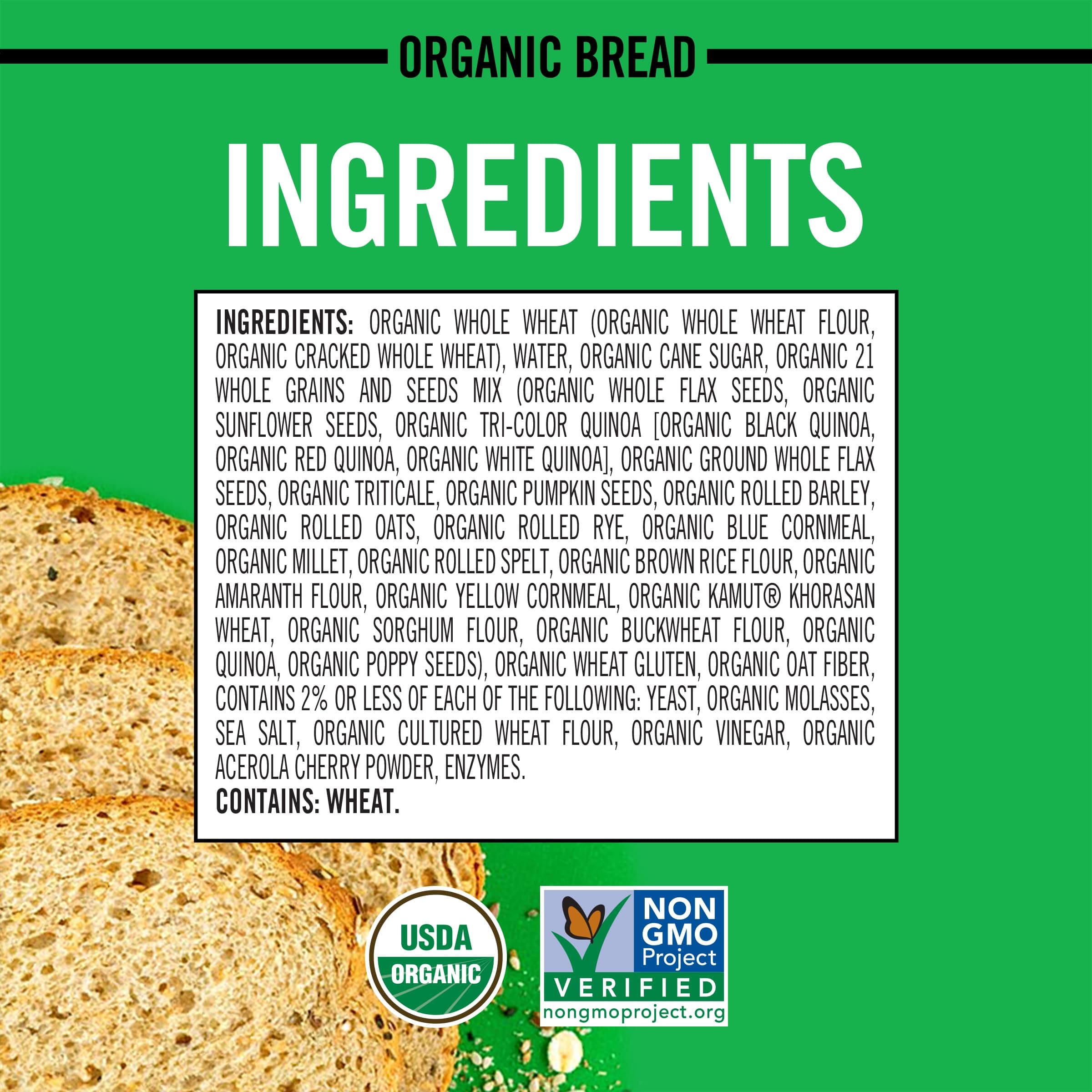 Dave's Killer Bread 21 Whole Grains and Seeds, Whole Grain Organic Bread, 27 oz Loaf thumbnail 4