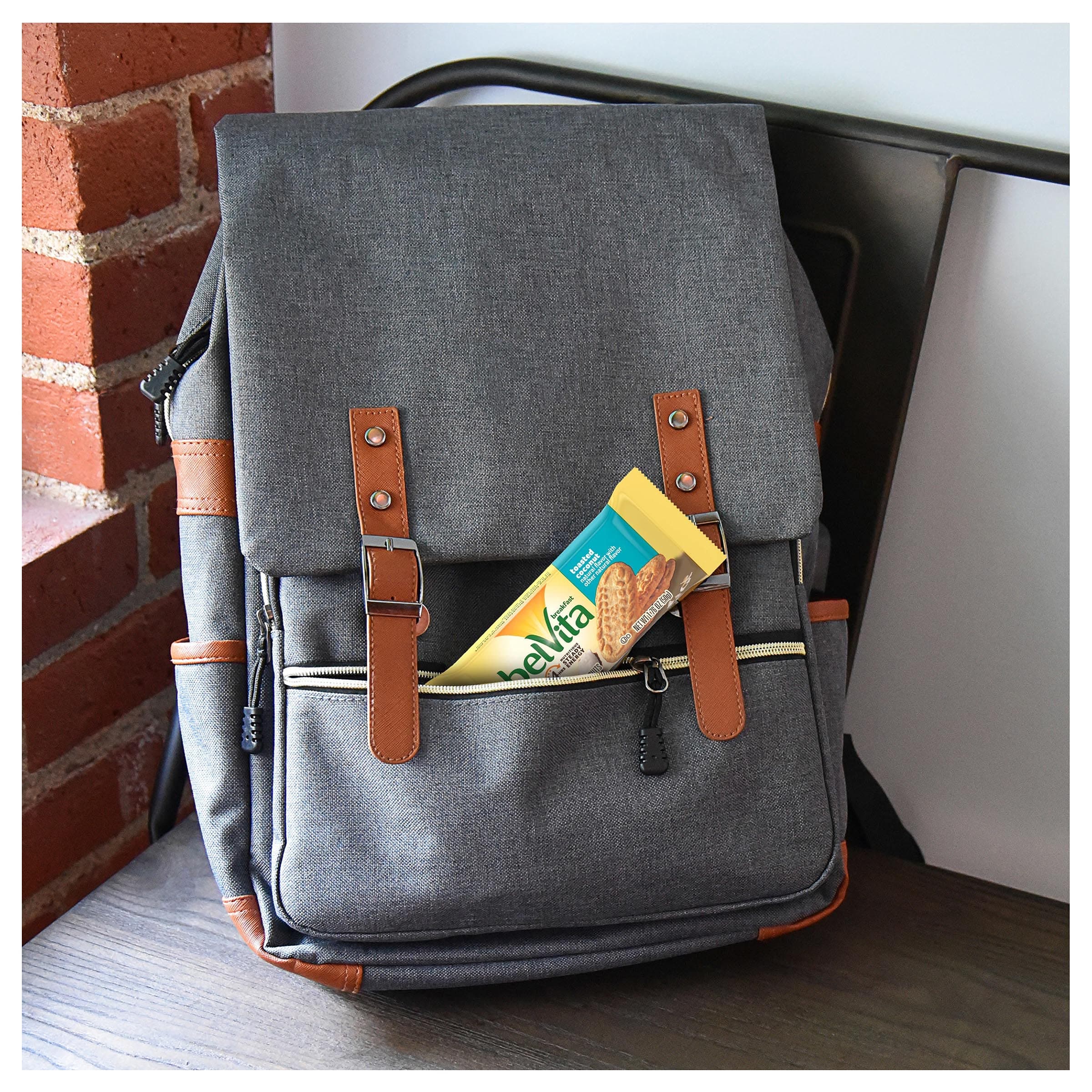 Belvita Breakfast Biscuits Packs 4 Biscuits Per Pack, Toasted Coconut, 1.76 Ounce (Pack of 10) thumbnail 6