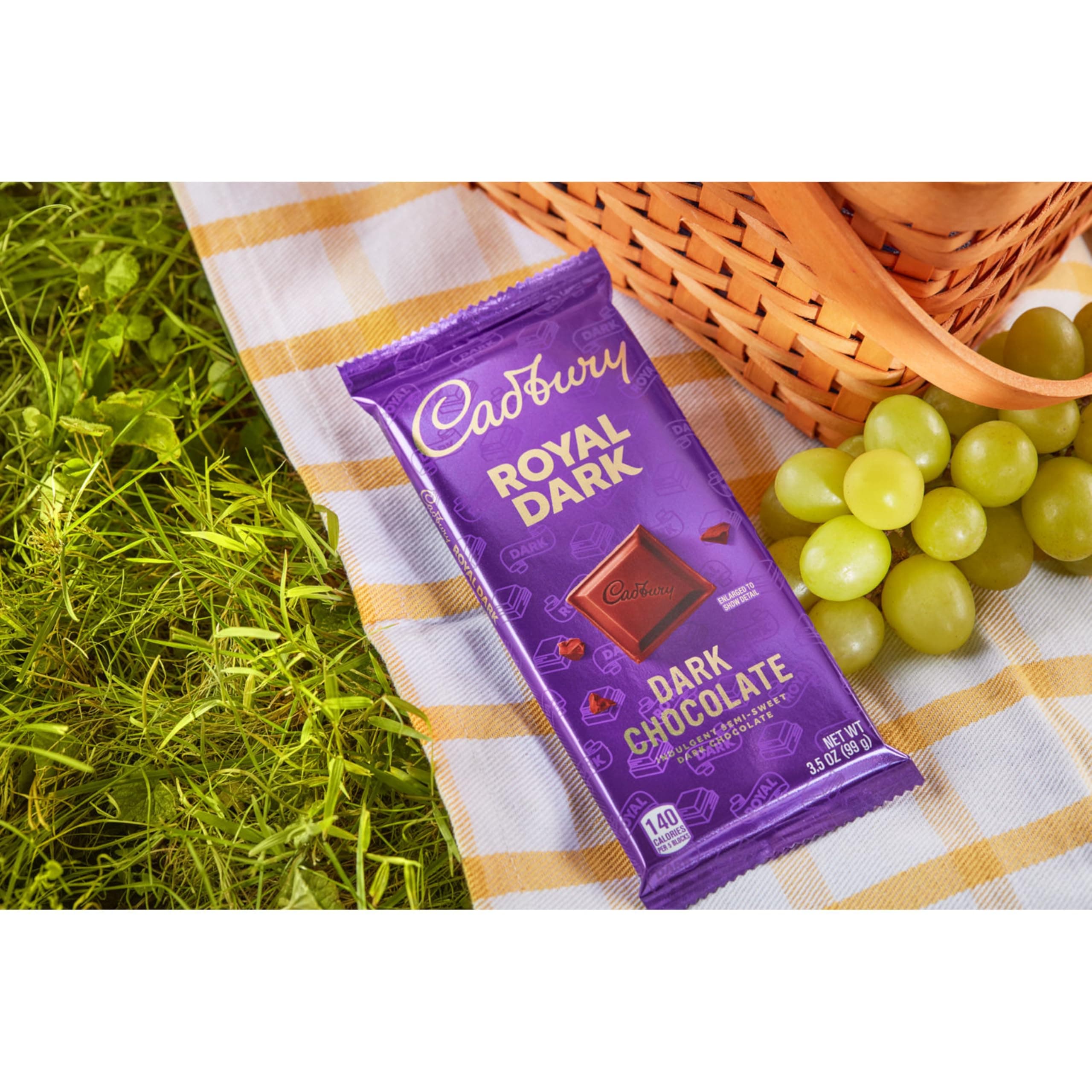 CADBURY ROYAL DARK Dark Chocolate Candy Bar, 3.5 Oz, 14 Count thumbnail 5