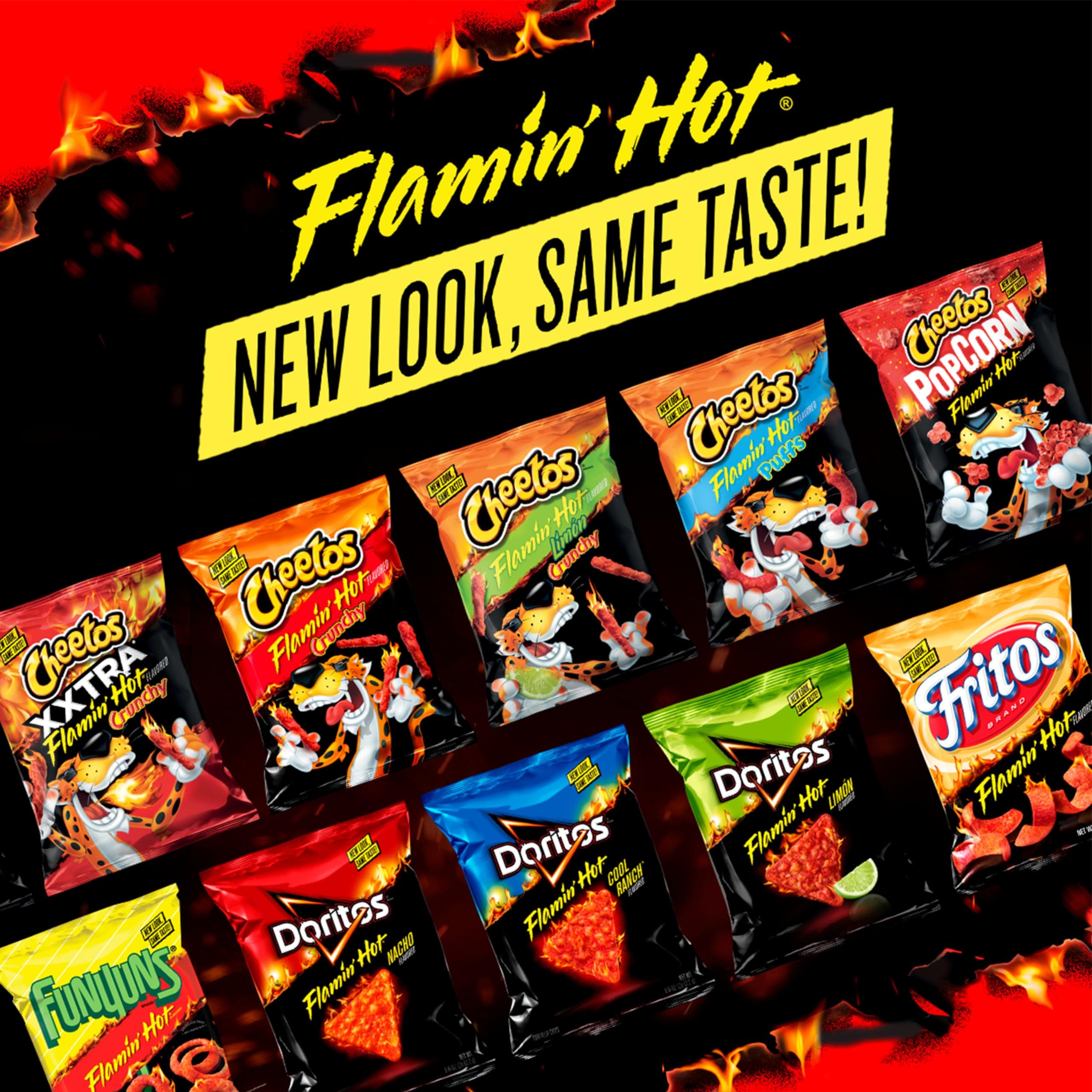 Doritos Tortilla Chips Flamin' Hot Cool Ranch, 9.25 Oz thumbnail 5