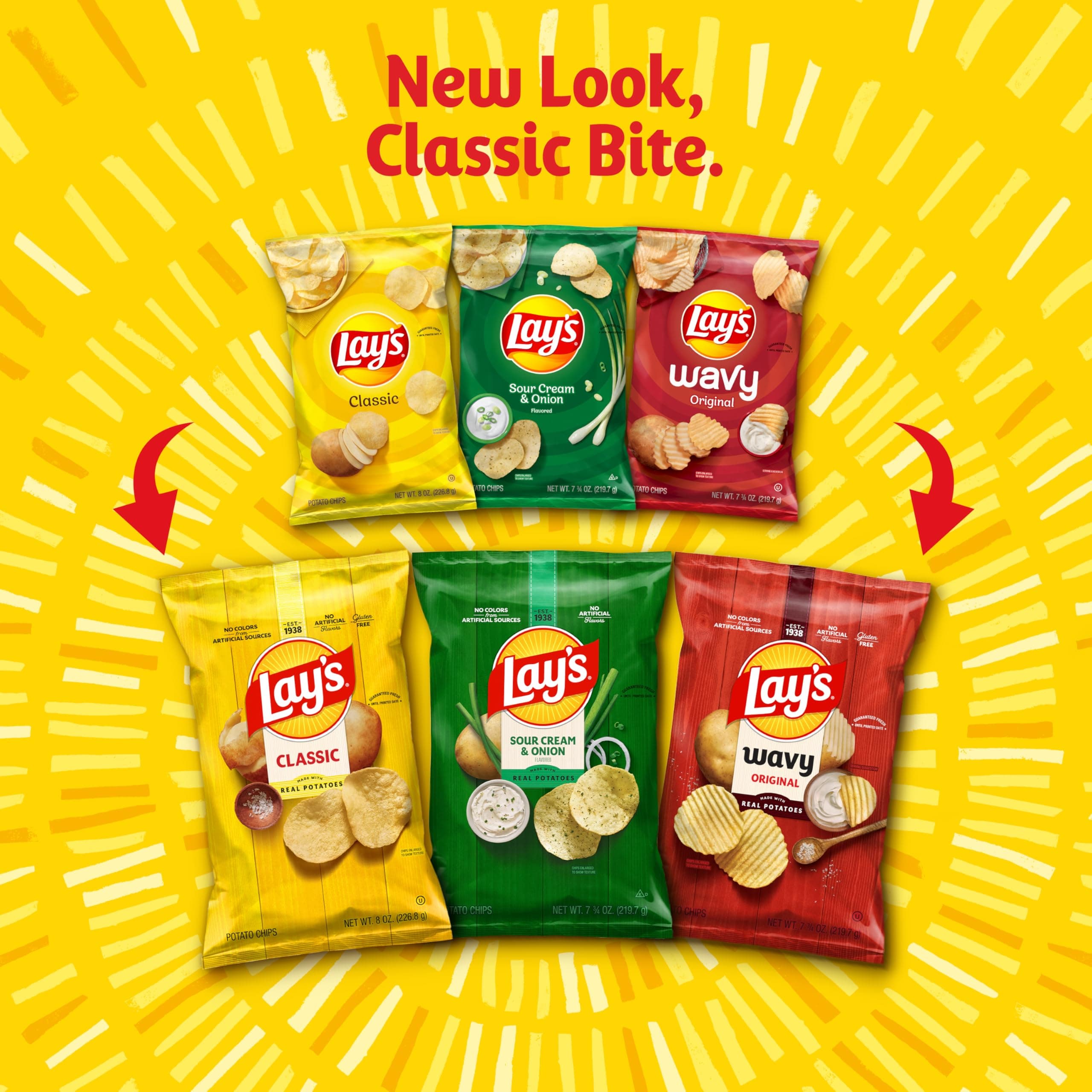 Lay's Potato Chips, Salt & Vinegar, 7.75 Oz thumbnail 5